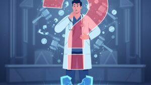 Современная иллюстрация, символизирующая юридические риски и консультации для врачей в 2026 году.